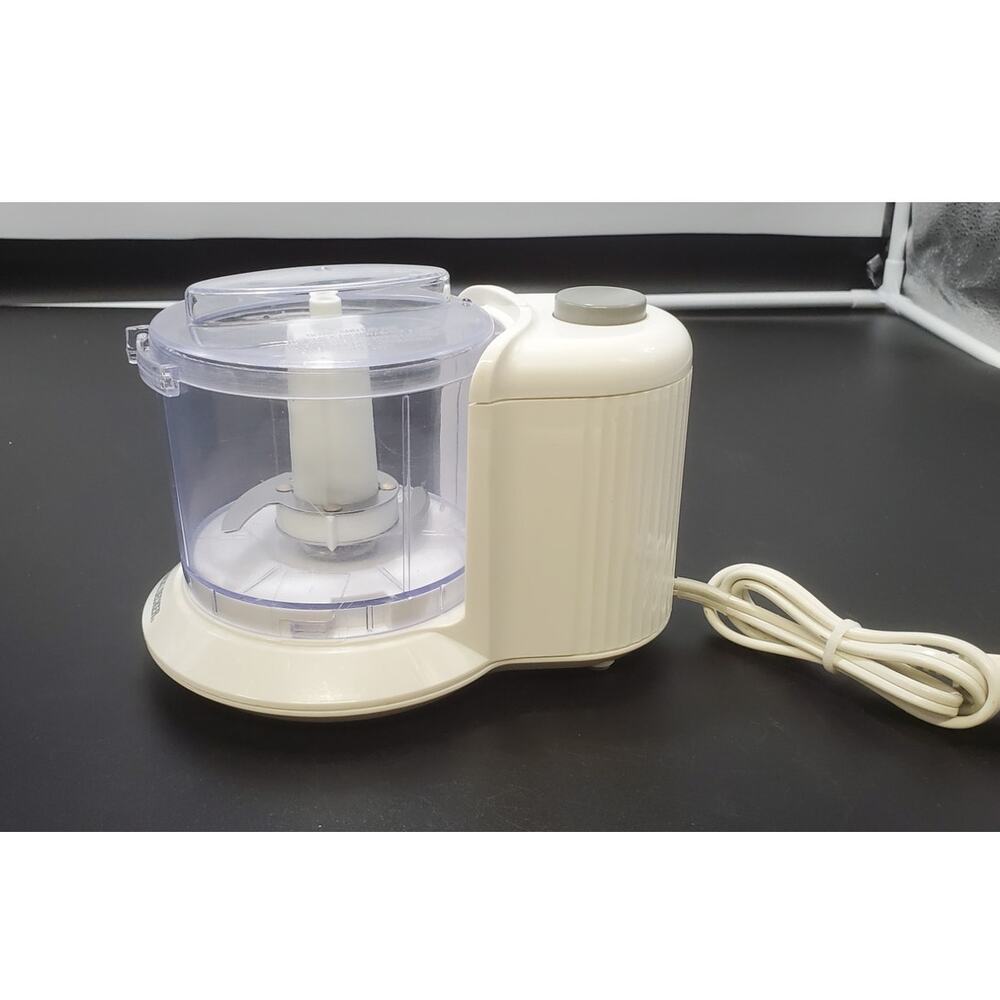 Black & Decker One-Touch Chopper HC21K Mini Food Processor 1.5 Cup **TESTED**